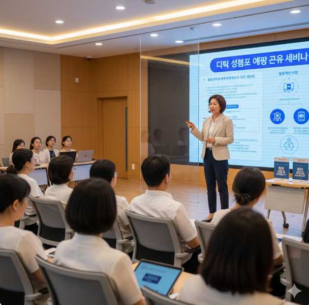 세미나 현장: 전문 강연자가 청중들을 대상으로 디지털 성범죄의 위험성과 예방책을 설명하는 교육 세미나의 모습을 보여줍니다. 청중들은 강연에 집중하며 사회적 문제에 대한 인식을 높이고 있습니다. 세미나 현장: 전문 강연자가 청중들을 대상으로 디지털 성범죄의 위험성과 예방책을 설명하는 교육 세미나의 모습을 보여줍니다. 청중들은 강연에 집중하며 사회적 문제에 대한 인식을 높이고 있습니다.