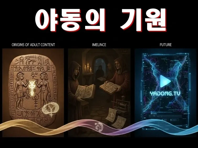 야동 | 고대 벽화부터 VR 포르노까지, 인류 욕망의 숨겨진 역사 대공개